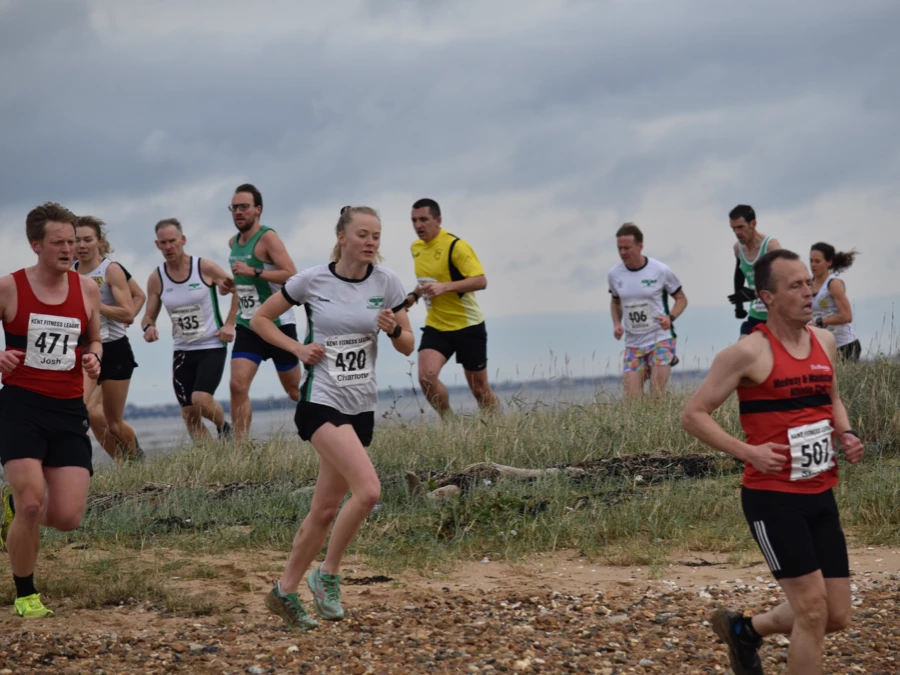 KFL All Hallows 2024 - Kent Fitness League runners in action. Maidstone Harriers