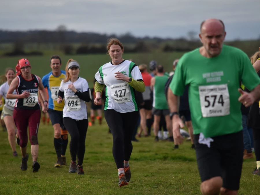 KFL All Hallows 2024 - Kent Fitness League runners in action. Maidstone Harriers