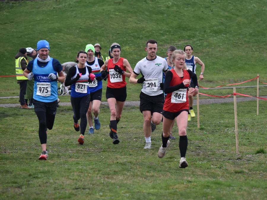 KFL Betteshanger 2024 - Kent Fitness League runners in action. Maidstone Harriers
