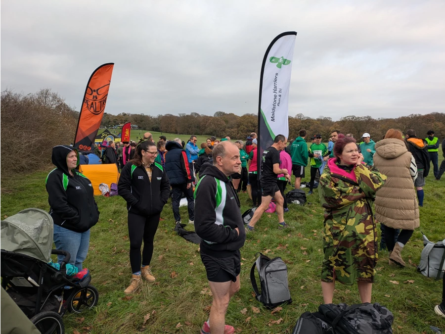 KFL Oxleas Wood 2024 - Kent Fitness League runners in action. Martin Jones of Maidstone Harriers