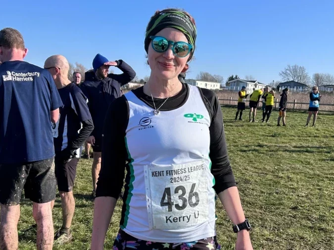 KFL All Hallows 2025 - Kent Fitness League. Kerry Underdown of Maidstone Harriers