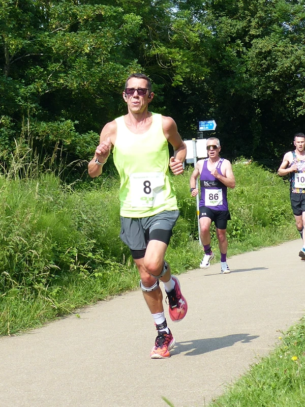 Nicholas Bailey competing at the 2025 Maidstone Harriers David Thornby 10k