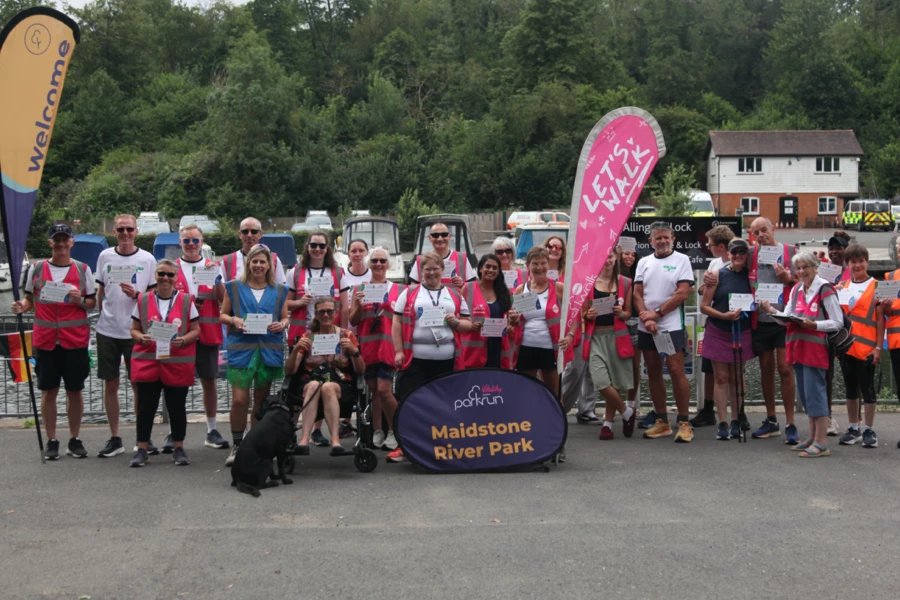 Maidstone Harriers, volunteer takeover at Maidstone River Parkrun