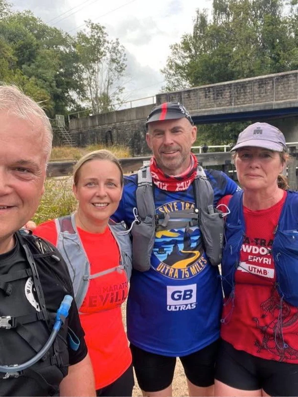 Maidstone Harriers during an ultra running event
